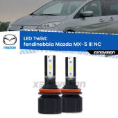 0 Fendinebbia LED Mazda MX-5 III NC 2005 - 2014: Twist 11,000Lm H11: Kit LED Twist  11.000Lm
