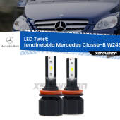 0 Fendinebbia LED Mercedes Classe-B W245 2005 - 2011: Twist 11,000Lm H11: Kit LED Twist  11.000Lm