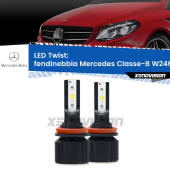 0 Fendinebbia LED Mercedes Classe-B W246, W242 2011 - 2018: Twist 11,000Lm H11: Kit LED Twist 11.000Lm
