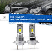 0 Fendinebbia LED Mercedes Classe-C W203 con luci svolta: H7 Nava H7: Kit LED Nava 20.000Lumen