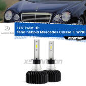 0 Fendinebbia LED Mercedes Classe-E W210 1995 - 2002: H1 11,000Lm H1: Kit LED Twist 11.000Lm