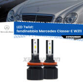 0 Fendinebbia LED Mercedes Classe-E W211 2002 - 2009: Twist 11,000Lm H11: Kit LED Twist  11.000Lm