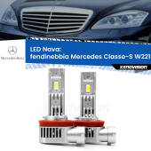 0 Fendinebbia LED Mercedes Classe-S W221 2009 - 2013: Nava 20,000Lm H11: Kit LED Nava 20.000Lumen