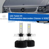 0 Fendinebbia LED Mercedes Classe-V 638/2 1996 - 2003: H1 11,000Lm H1: Kit LED Twist 11.000Lm
