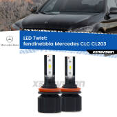 0 Fendinebbia LED Mercedes CLC CL203 2008 - 2011: Twist 11,000Lm H11: Kit LED Twist 11.000Lm