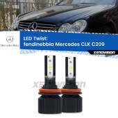 0 Fendinebbia LED Mercedes CLK C209 2005 - 2009: Twist 11,000Lm H11: Kit LED Twist  11.000Lm