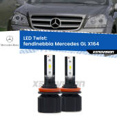 0 Fendinebbia LED Mercedes GL X164 2006 - 2012: Twist 11,000Lm H11: Kit LED Twist  11.000Lm