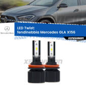 0 Fendinebbia LED Mercedes GLA X156 2013 in poi: Twist 11,000Lm H11: Kit LED Twist  11.000Lm