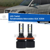 0 Fendinebbia LED Mercedes GLK X204 2008 - 2015: Twist 11,000Lm H11: Kit LED Twist 11.000Lm