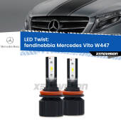 0 Fendinebbia LED Mercedes Vito W447 2014 in poi: Twist 11,000Lm H11: Kit LED Twist  11.000Lm