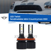 0 Fendinebbia LED Mini Countryman R60 2010 - 2016: Twist 11,000Lm H11: Kit LED Twist 11.000Lm