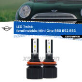 0 Fendinebbia LED Mini One R50 R52 R53 2004 - 2006: Twist 11,000Lm H11: Kit LED Twist 11.000Lm