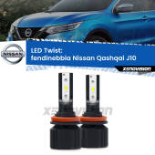 0 Fendinebbia LED Nissan Qashqai J10 2007 - 2013: Twist 11,000Lm H11: Kit LED Twist  11.000Lm