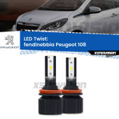 0 Fendinebbia LED Peugeot 108 Versione 1: Twist 11,000Lm H11: Kit LED Twist 11.000Lm