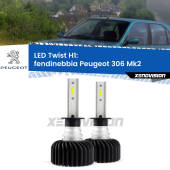 0 Fendinebbia LED Peugeot 306 Mk2 1997 - 1999: H1 11,000Lm H1: Kit LED Twist 11.000Lm