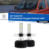 0 Fendinebbia LED Peugeot Partner Mk2 2008 - 2011: H1 11,000Lm H1: Kit LED Twist 11.000Lm