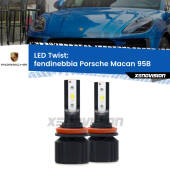 0 Fendinebbia LED Porsche Macan 95B 2014 - 2018: Twist 11,000Lm H11: Kit LED Twist  11.000Lm