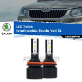 0 Fendinebbia LED Skoda Yeti 5L 2014 - 2017: Twist 11,000Lm H11: Kit LED Twist  11.000Lm
