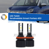 0 Fendinebbia LED Smart Fortwo 453 2014 in poi: Twist 11,000Lm H11: Kit LED Twist 11.000Lm