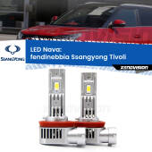 0 Fendinebbia LED Ssangyong Tivoli  2015 in poi: Nava 20,000Lm H11: Kit LED Nava 20.000Lumen