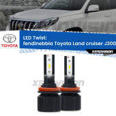 0 Fendinebbia LED Toyota Land cruiser J200 2013 in poi: Twist 11,000Lm H11: Kit LED Twist 11.000Lm
