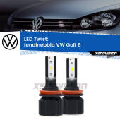 0 Fendinebbia LED VW Golf 6 2012 - 2011: Twist 11,000Lm H11: Kit LED Twist 11.000Lm