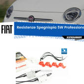 0 Fiat 500 : Resistenze Spegnispia 5W Professionali per Luce Targa (Coppia) Kit Resistenze Spegnispia Alte Performance 5W (Coppia)