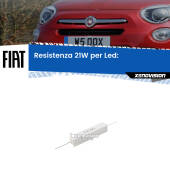0 Fiat 500X: Resistenza Spegnispia 21W Economica per luce Stop (1 Pz) Resistenza Spegnispia in Ceramica 15W 10 ohm per LED (1 Pz)