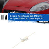 Coppia Resistenze Spegnispia in Ceramica 3W 47ohm 5W.max per LED