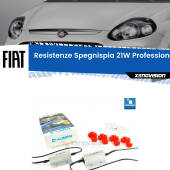 0 Fiat Punto Evo: Spegnispia 21W Plug&Play senza tagliare cavi per Retronebbia (Coppia) Kit Resistenze Spegnispia Alte Performance 21W (Coppia)