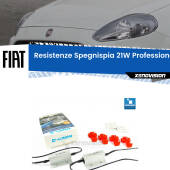 0 Fiat Punto: Spegnispia 21W Plug&Play senza tagliare cavi per Luci diurne (Coppia) Kit Resistenze Spegnispia Alte Performance 21W (Coppia)