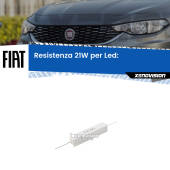 0 Fiat Tipo: Resistenza Spegnispia 21W Economica per retromarcia (1 Pz) Resistenza Spegnispia in Ceramica 15W 10 ohm per LED (1 Pz)