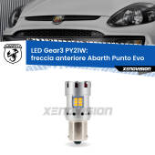 0 Freccia Anteriore LED Abarth Punto Evo 2010 - 2014: PY21W Gear3 PY21W: Lampadina frecce LED No-Hyperflash Gear3