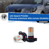 PY24W: Lampadine frecce LED No-Hyperflash Gear2 (Coppia)