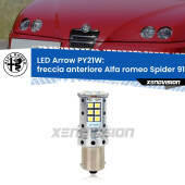 0 Freccia Anteriore LED Alfa romeo Spider 916 faro bianco: PY21W Arrow PY21W: Lampadina frecce LED No-Hyperflash Arrow
