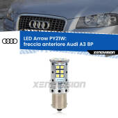 0 Freccia Anteriore LED Audi A3 8P 2003 - 2008: PY21W Arrow PY21W: Lampadina frecce LED No-Hyperflash Arrow