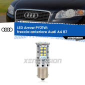 0 Freccia Anteriore LED Audi A4 B7 faro bianco: PY21W Arrow PY21W: Lampadina frecce LED No-Hyperflash Arrow