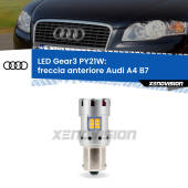 0 Freccia Anteriore LED Audi A4 B7 faro bianco: PY21W Gear3 PY21W: Lampadina frecce LED No-Hyperflash Gear3