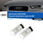 0 Freccia Anteriore LED Audi A4 B8 restyling: PWY24W Pulse PWY24W: Lampadine frecce LED No-Hyperflash Pulse (Coppia)