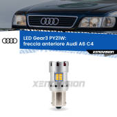 0 Freccia Anteriore LED Audi A6 C4 1994 - 1997: PY21W Gear3 PY21W: Lampadina frecce LED No-Hyperflash Gear3