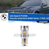 0 Freccia Anteriore LED BMW Serie-7 E65, E66, E67 faro bianco: PY21W Gear3 PY21W: Lampadina frecce LED No-Hyperflash Gear3