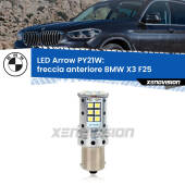 0 Freccia Anteriore LED BMW X3 F25 2010 - 2016: PY21W Arrow PY21W: Lampadina frecce LED No-Hyperflash Arrow