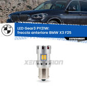 0 Freccia Anteriore LED BMW X3 F25 2010 - 2016: PY21W Gear3 PY21W: Lampadina frecce LED No-Hyperflash Gear3