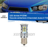 0 Freccia Anteriore LED Chevrolet Aveo II T300 2011 - 2021: PY21W Arrow PY21W: Lampadina frecce LED No-Hyperflash Arrow