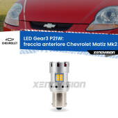 0 Freccia Anteriore LED Chevrolet Matiz Mk2 2005 - 2011: P21W Gear3 P21W: Lampadina frecce LED No-Hyperflash Gear3 raffreddata a ventola