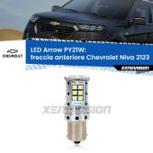 0 Freccia Anteriore LED Chevrolet Niva 2123 2002 - 2009: PY21W Arrow PY21W: Lampadina frecce LED No-Hyperflash Arrow