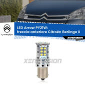 0 Freccia Anteriore LED Citroën Berlingo II 2008 - 2017: PY21W Arrow PY21W: Lampadina frecce LED No-Hyperflash Arrow