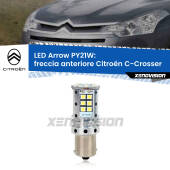 0 Freccia Anteriore LED Citroën C-Crosser 2007 - 2012: PY21W Arrow PY21W: Lampadina frecce LED No-Hyperflash Arrow