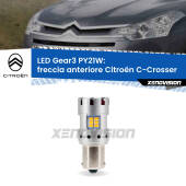0 Freccia Anteriore LED Citroën C-Crosser 2007 - 2012: PY21W Gear3 PY21W: Lampadina frecce LED No-Hyperflash Gear3