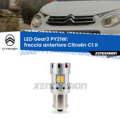 0 Freccia Anteriore LED Citroën C1 II 2014 in poi: PY21W Gear3 PY21W: Lampadina frecce LED No-Hyperflash Gear3
